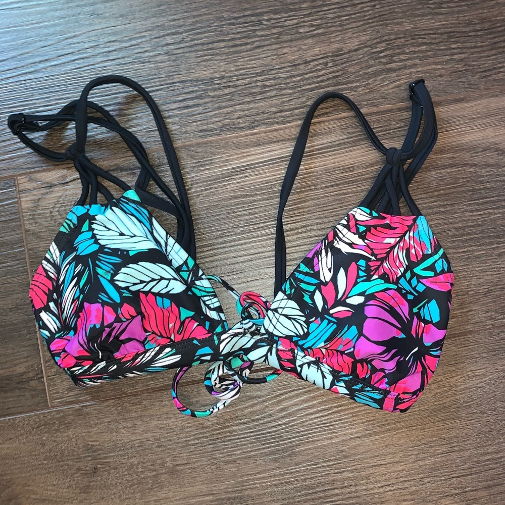 Multicolored Bikini Top